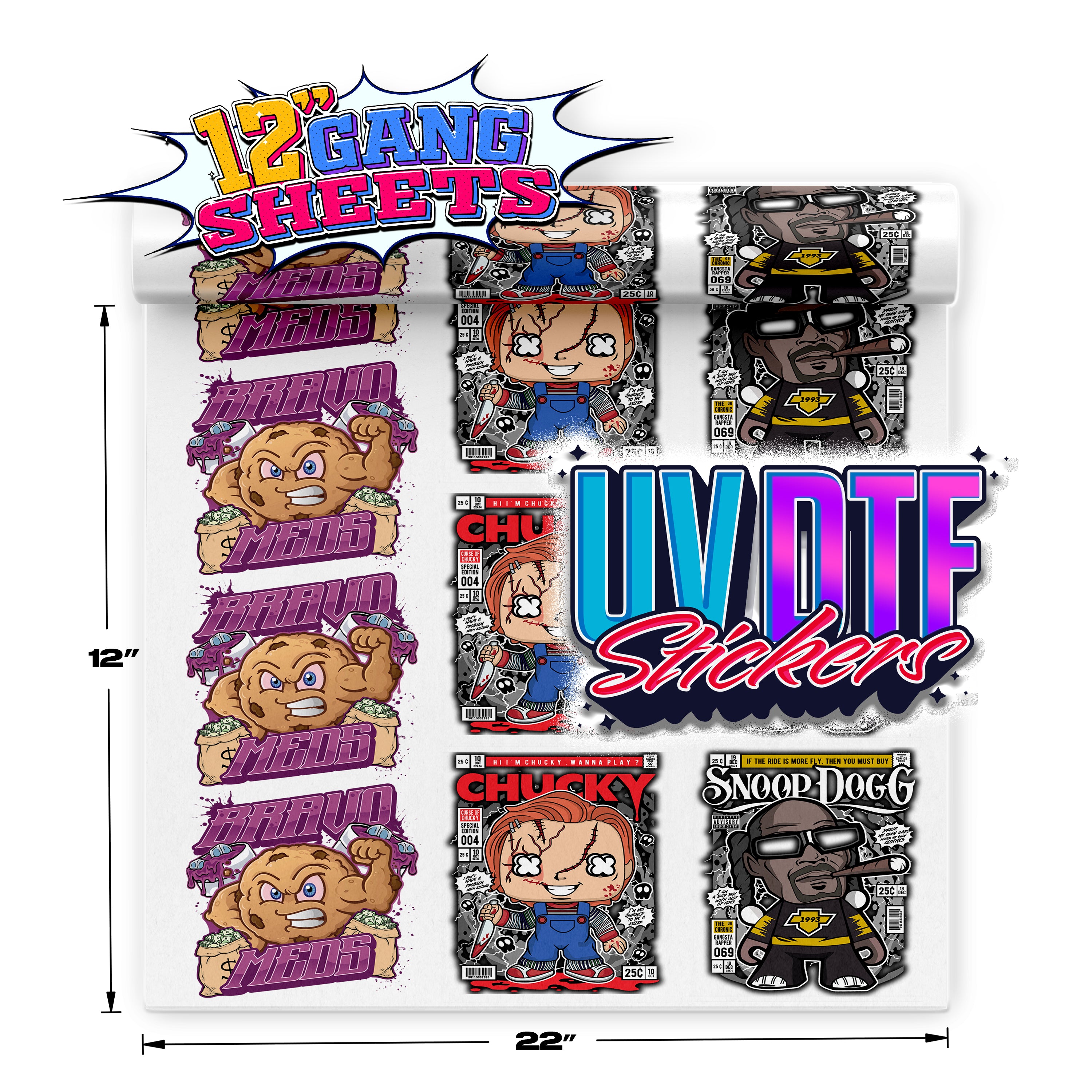 UV DTF Gang Sheet Builder