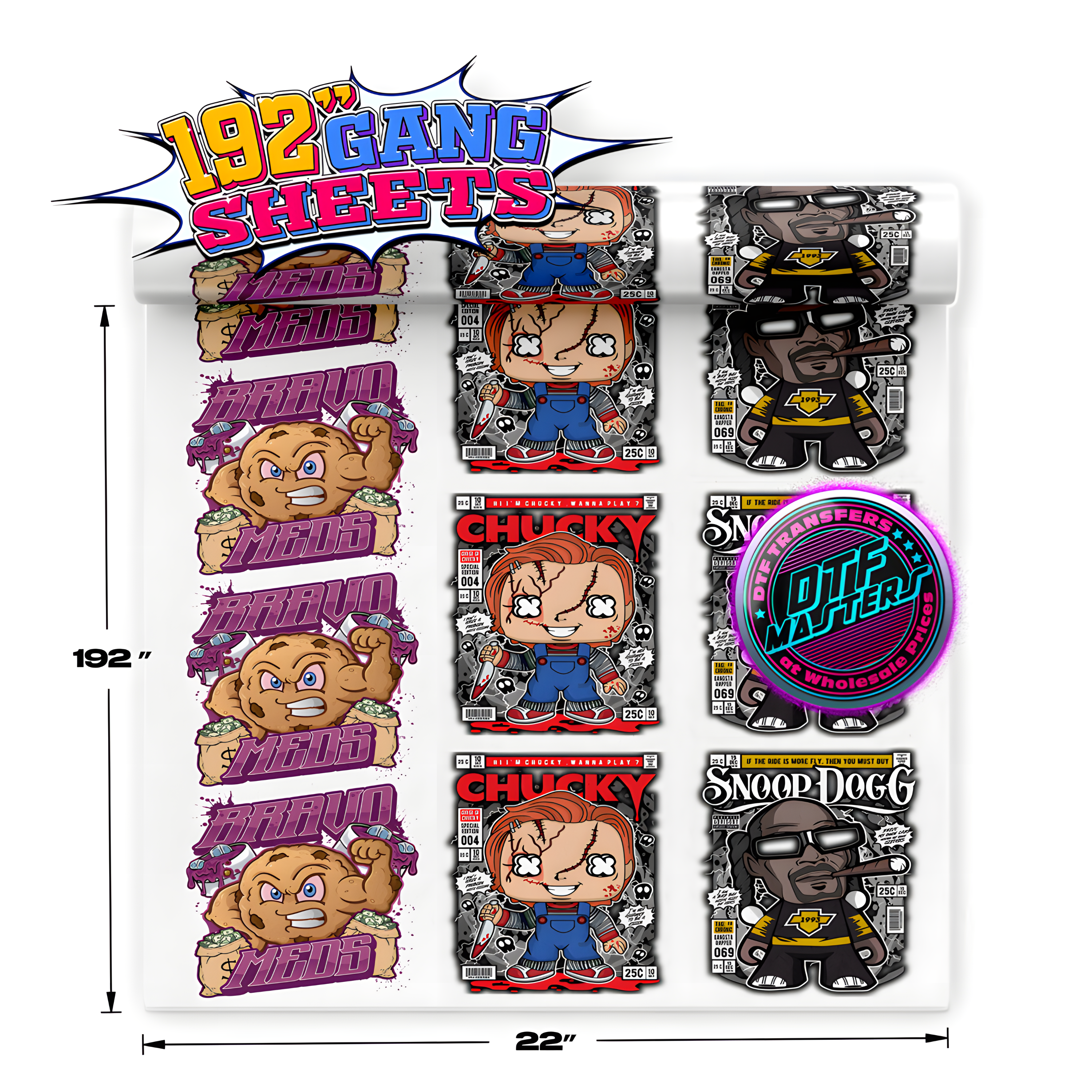 Glitter Gang Sheet Builder