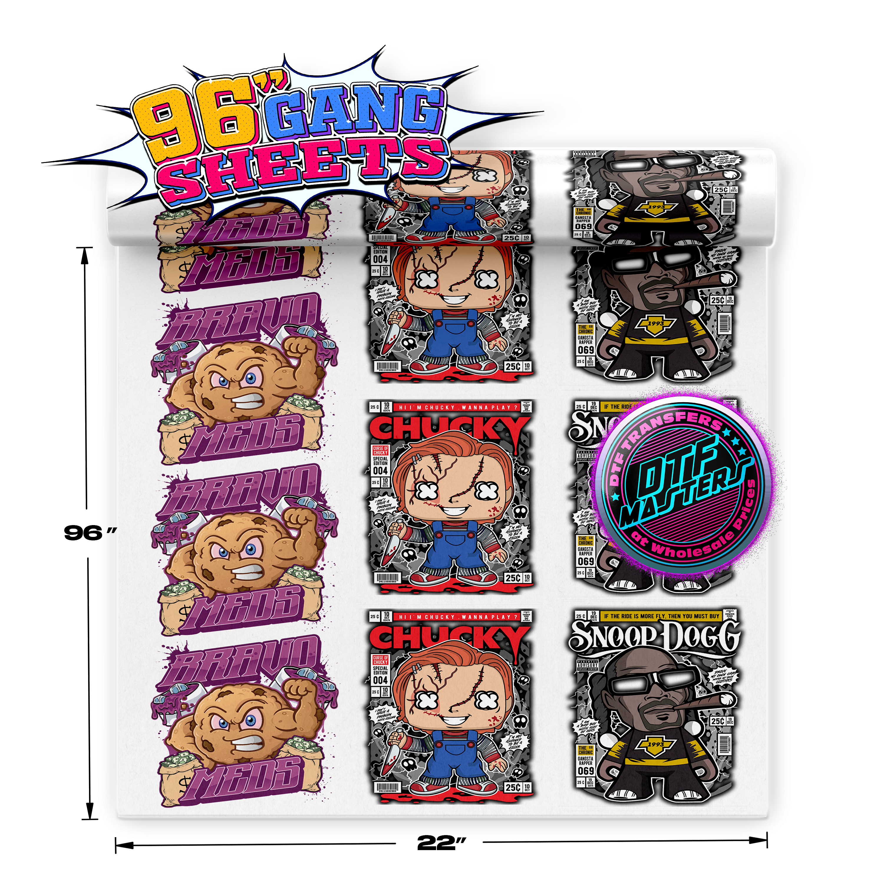 Glitter Gang Sheet Builder