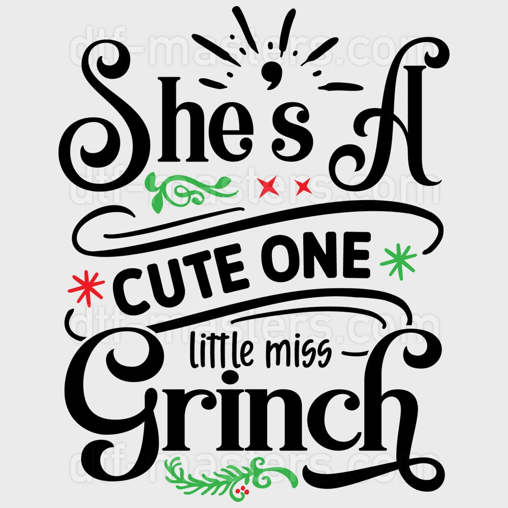 She's A Cute One Little Miss Grinch