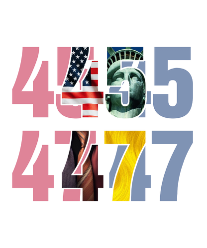 45 47 - Donald Trump - DTF Transfer