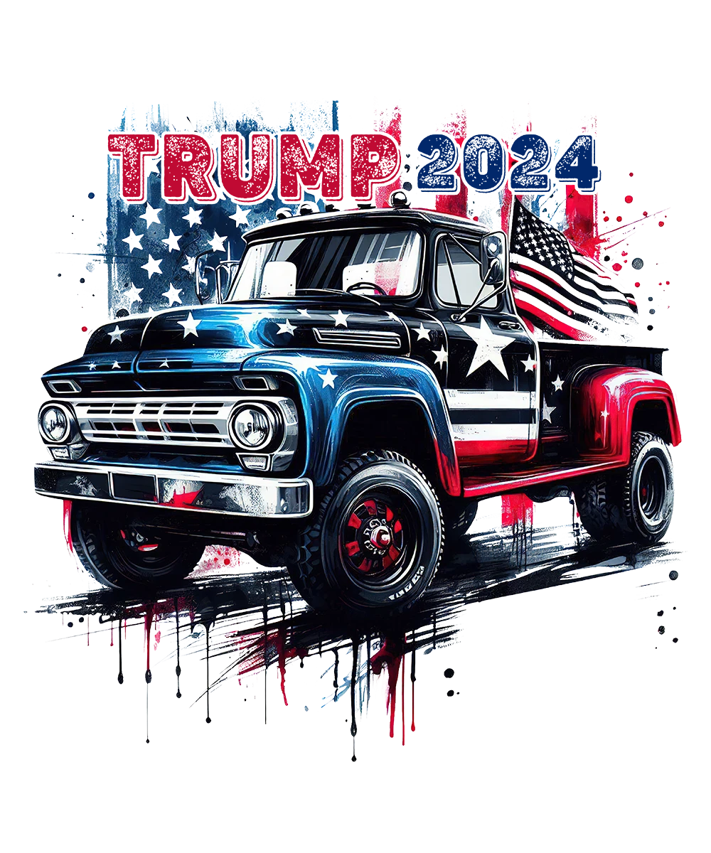 Trump 2024 Truck - Donald Trump - DTF Transfer