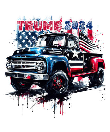 Trump 2024 Truck - Donald Trump - DTF Transfer