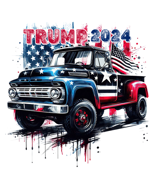 Trump 2024 Truck - Donald Trump - DTF Transfer