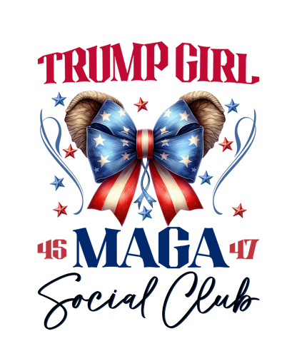 45 47 Maga Social Club - Donald Trump - DTF Transfer