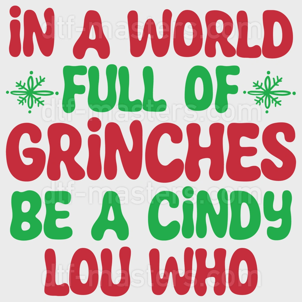 Be a Cindy Lou